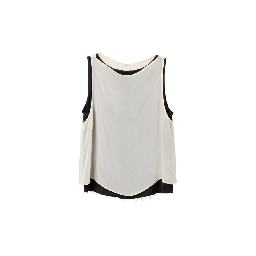 Contrast  Chiffon Top