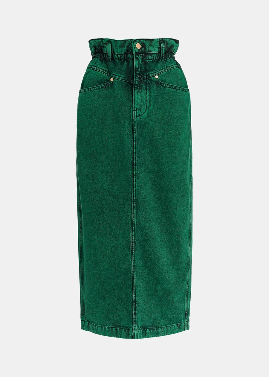 Greatest Overdye Denim Skirt