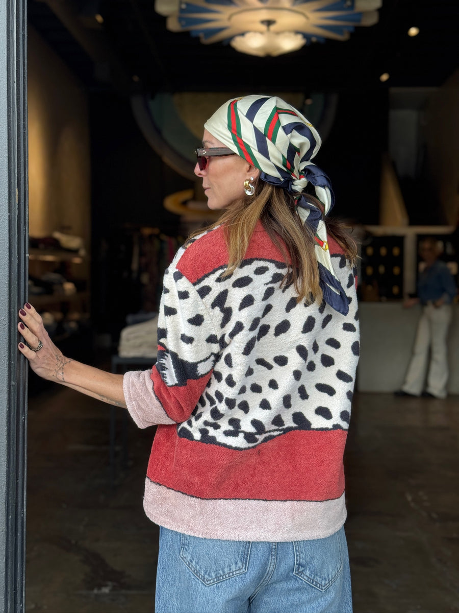Terry Towel Jacket with Logo