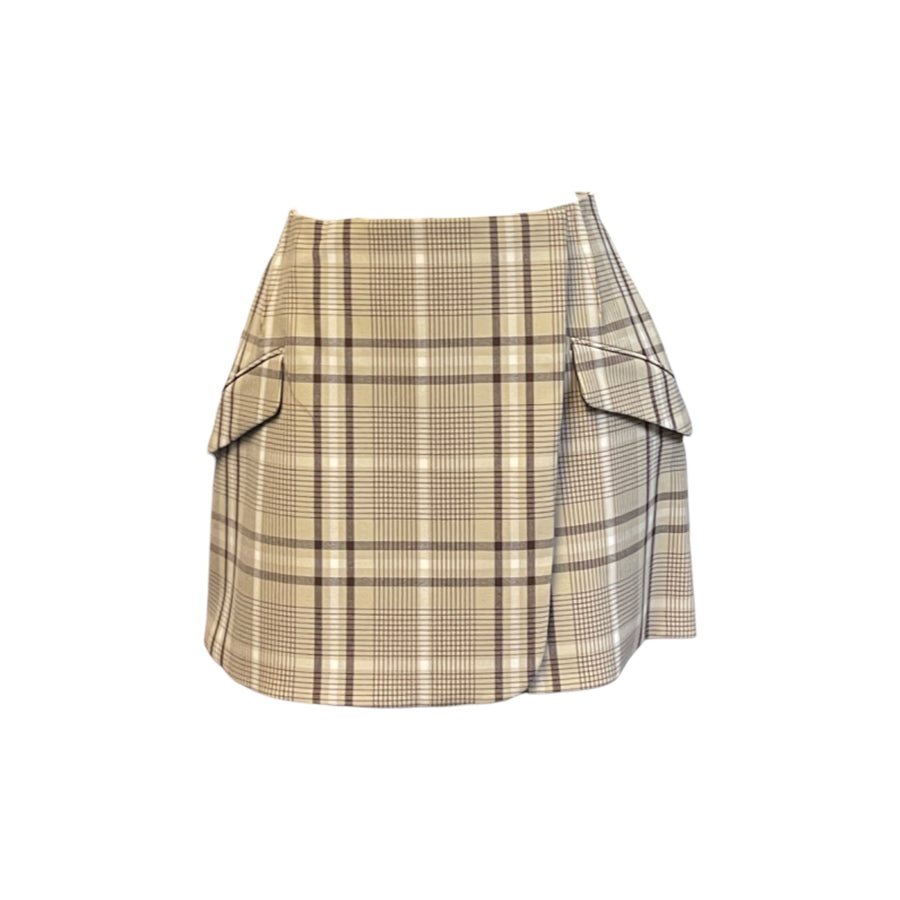 Payton Wrap Mini Skirt