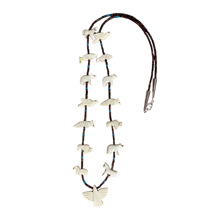 Long Resin Power Animal Necklace