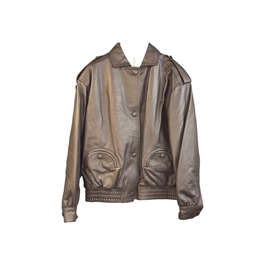 Leather Ares Charlie Bomber