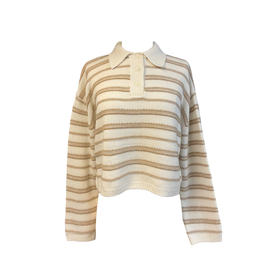 Elsie Relaxed Long Sleeve Polo