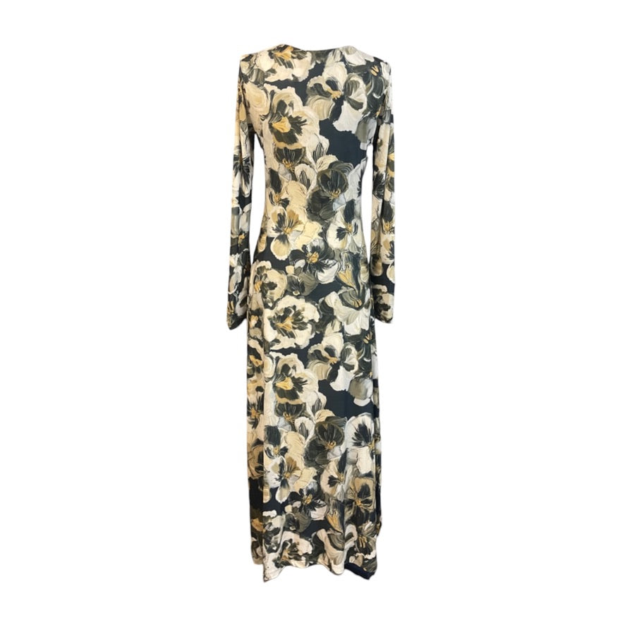 Carroll Coral Midi Dress