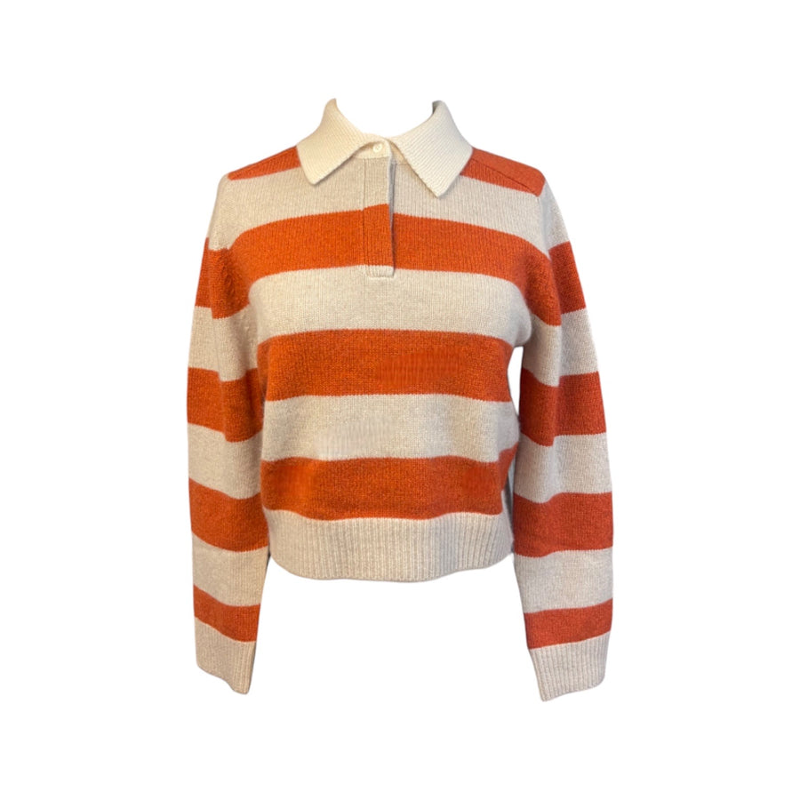 Royce Stripe Polo Sweater