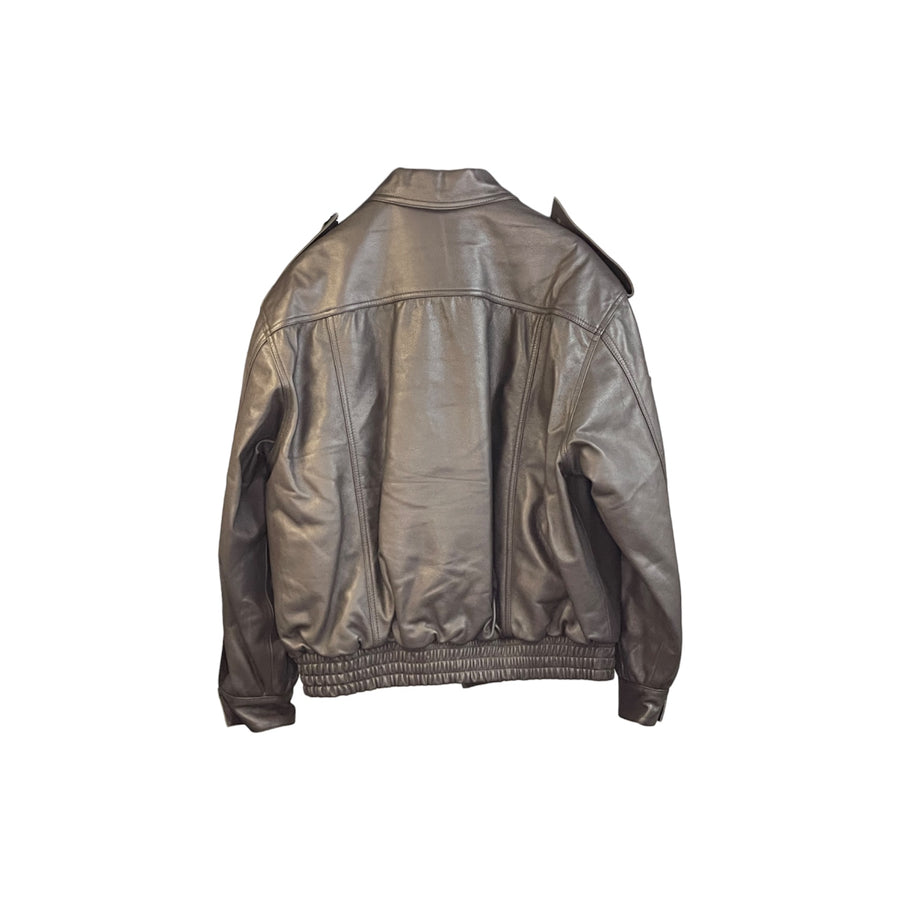 Leather Ares Charlie Bomber