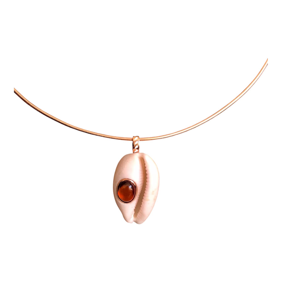 Natural Cowry Cabochon Citrine