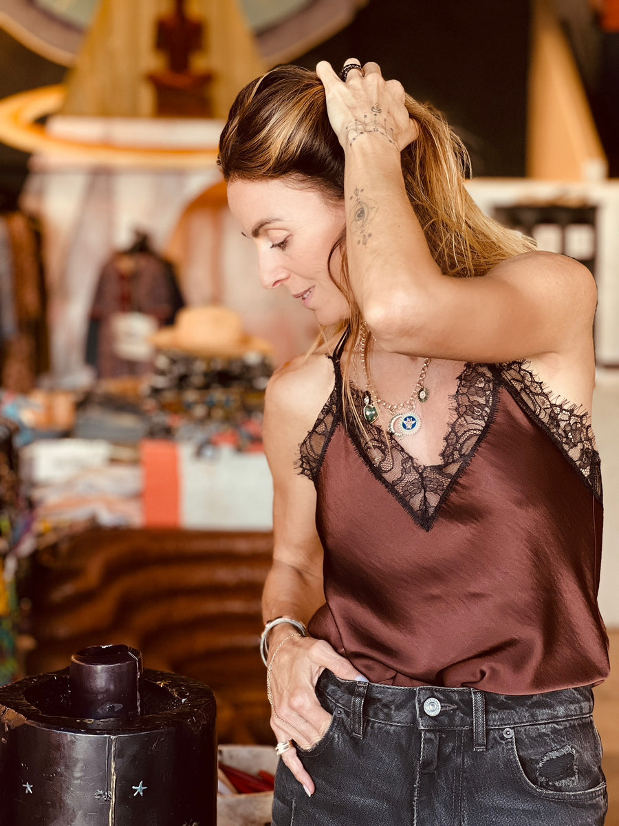 Escale Lace Racerback Top