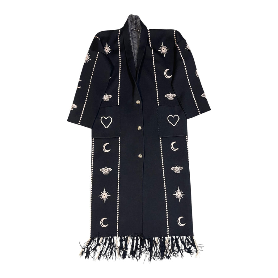 Gio's Symbols Long Cardigan