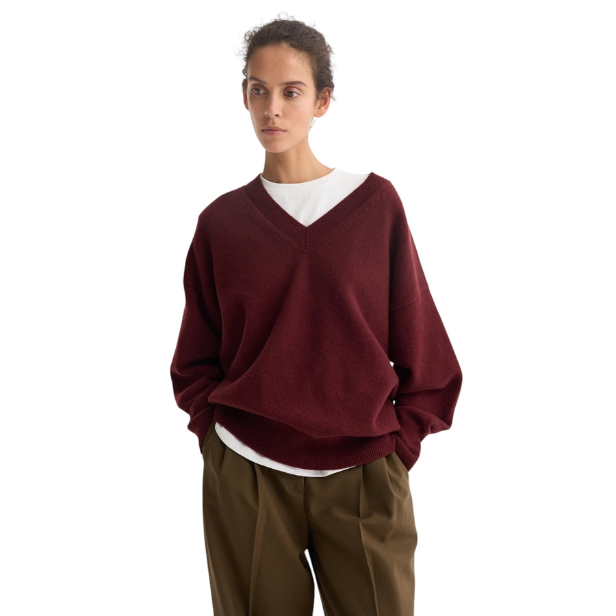 V Neck Knitted Jumper
