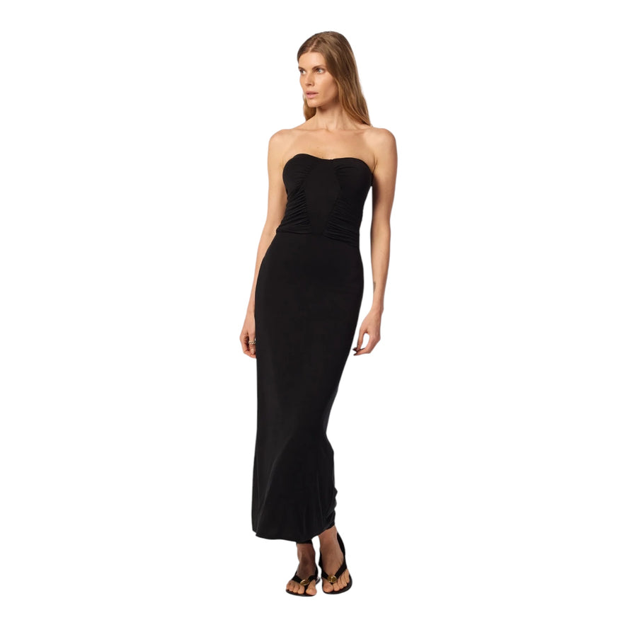 Elle Draped Strapless Dress