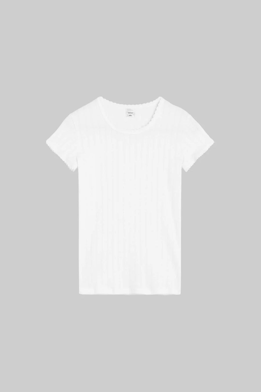 Pointelle Slim Fit Tee