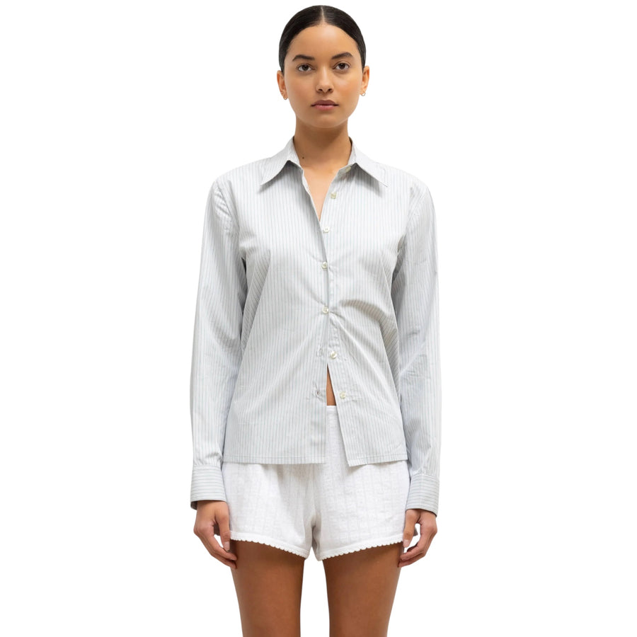 Yoshi Stripe Slim Fit Button Down