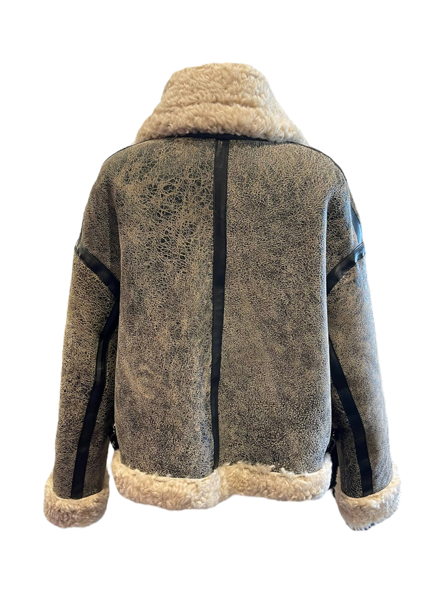 Shearling Leather Jacket