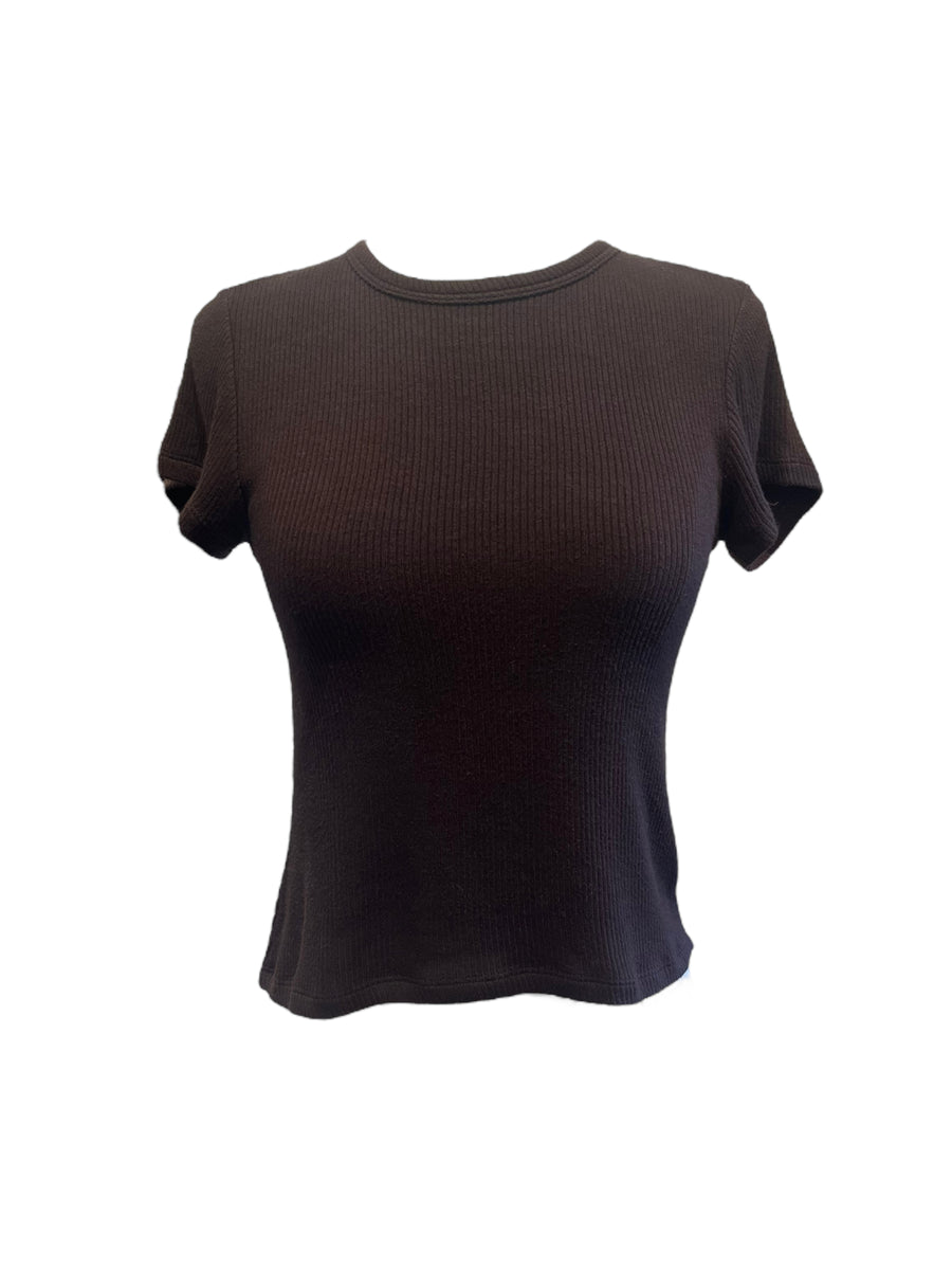 Yael Fitted Rib T Shirt