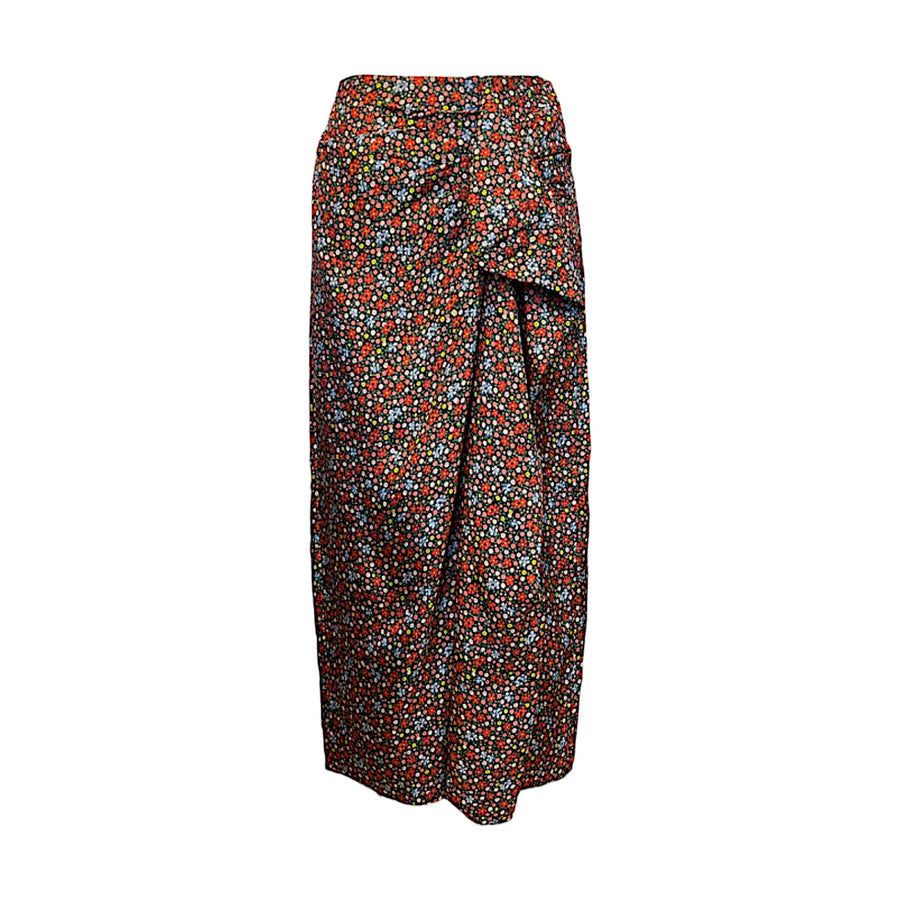 Glavia Midi Silk Skirt